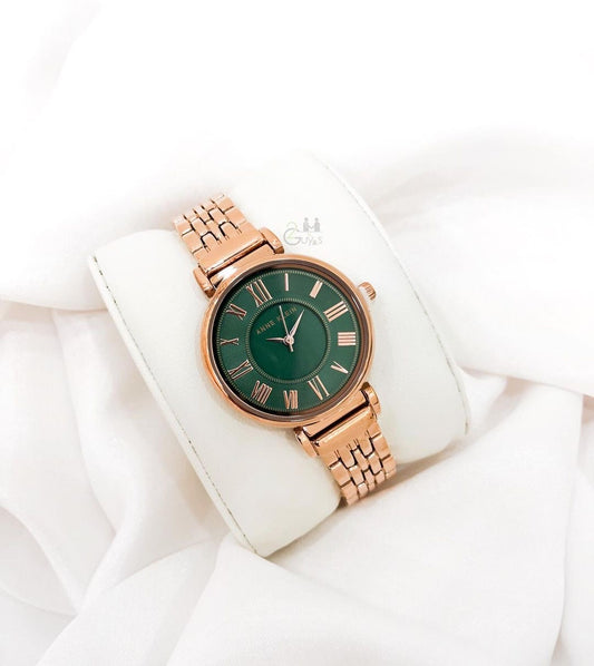 Anne Klein Rose gold + Green For Women